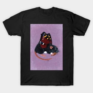 Peacock Butterfly Rat T-Shirt